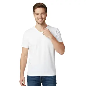Unisex V Neck T-Shirt view 5